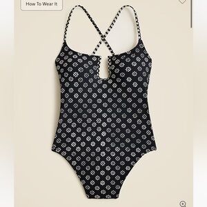 J.Crew U-wire one-piece swim NWT (4)